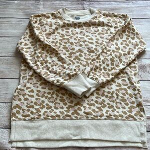 Aerie Print Crew Sweatshirt